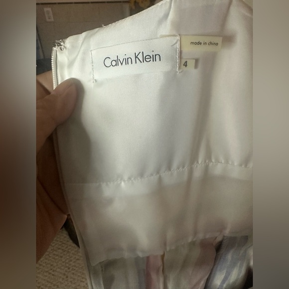 Calvin Klein Red and Yellow Sleeveless Sundress size 4 - Picture 6 of 8